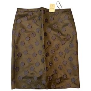 J Crew polka dot pencil skirt